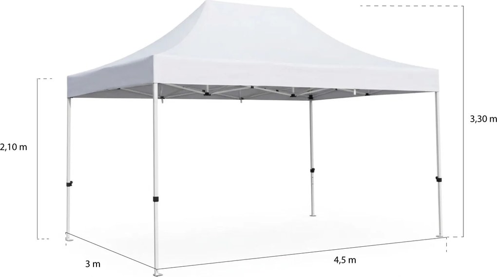 Namiot ognioodporny 3x4,5 Master