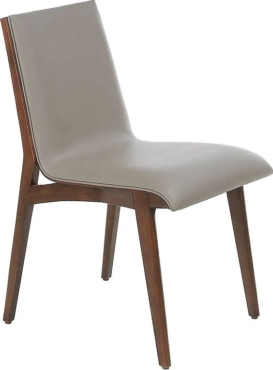 Ciemne krzesło z ekoskóry norek 4070 ANGEL CERDA