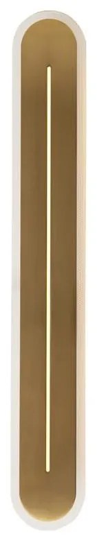 Searchlight 55911SB - ściemnialny kinkiet COUPER LED/25W/230V 3000K mosiądz