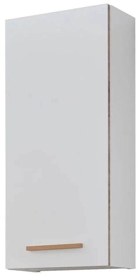 Biała niska wisząca szafka łazienkowa 30x70 cm Set 931- Pelipal