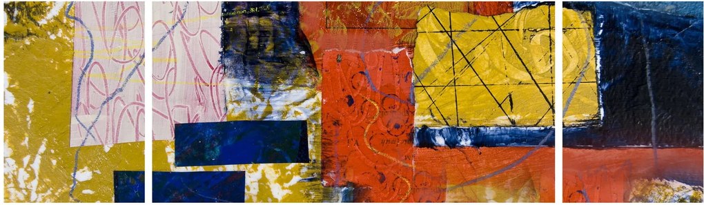 Obraz - Abstrakcja (170x50 cm)