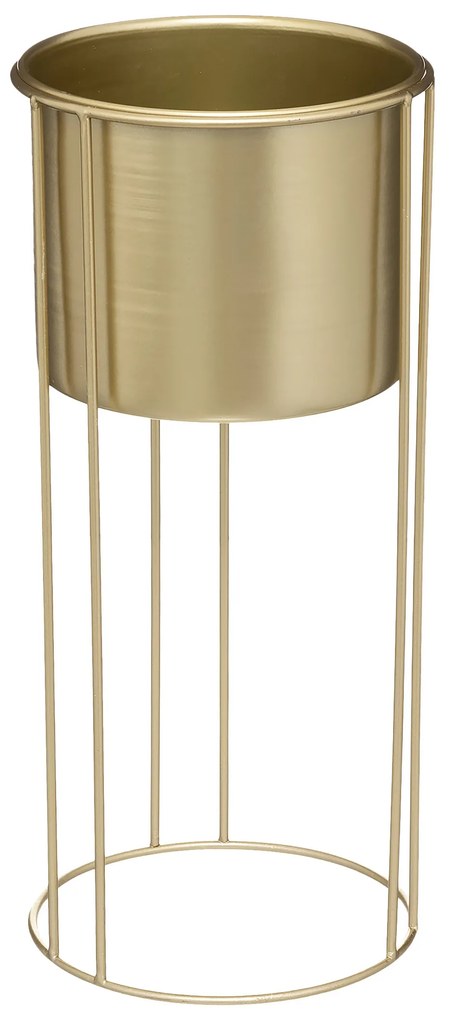 Kwietnik metalowy stojący, 2 sztuki, 58 cm