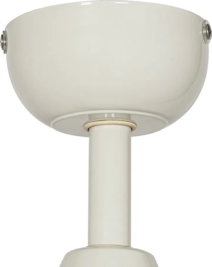 Biały wentylator sufitowy zewnętrzny z nadrukiem drewna 91,3 cm z LED ściemnialny z pilotem IP44 - Toledo