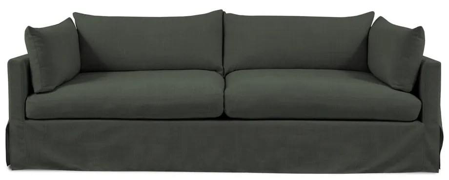 Ciemnozielona sofa 244 cm Horn – Scandic