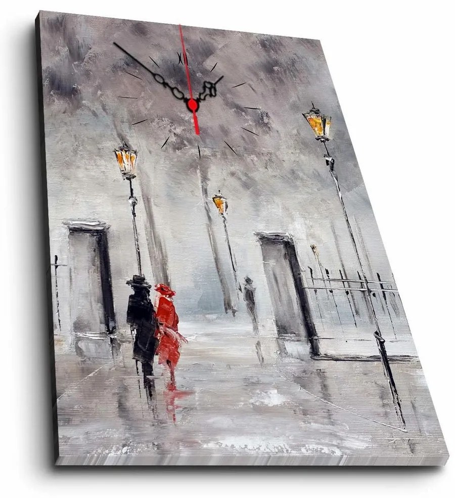 Zegar ścienny Abstract YYCS-1, 45 x 70 cm