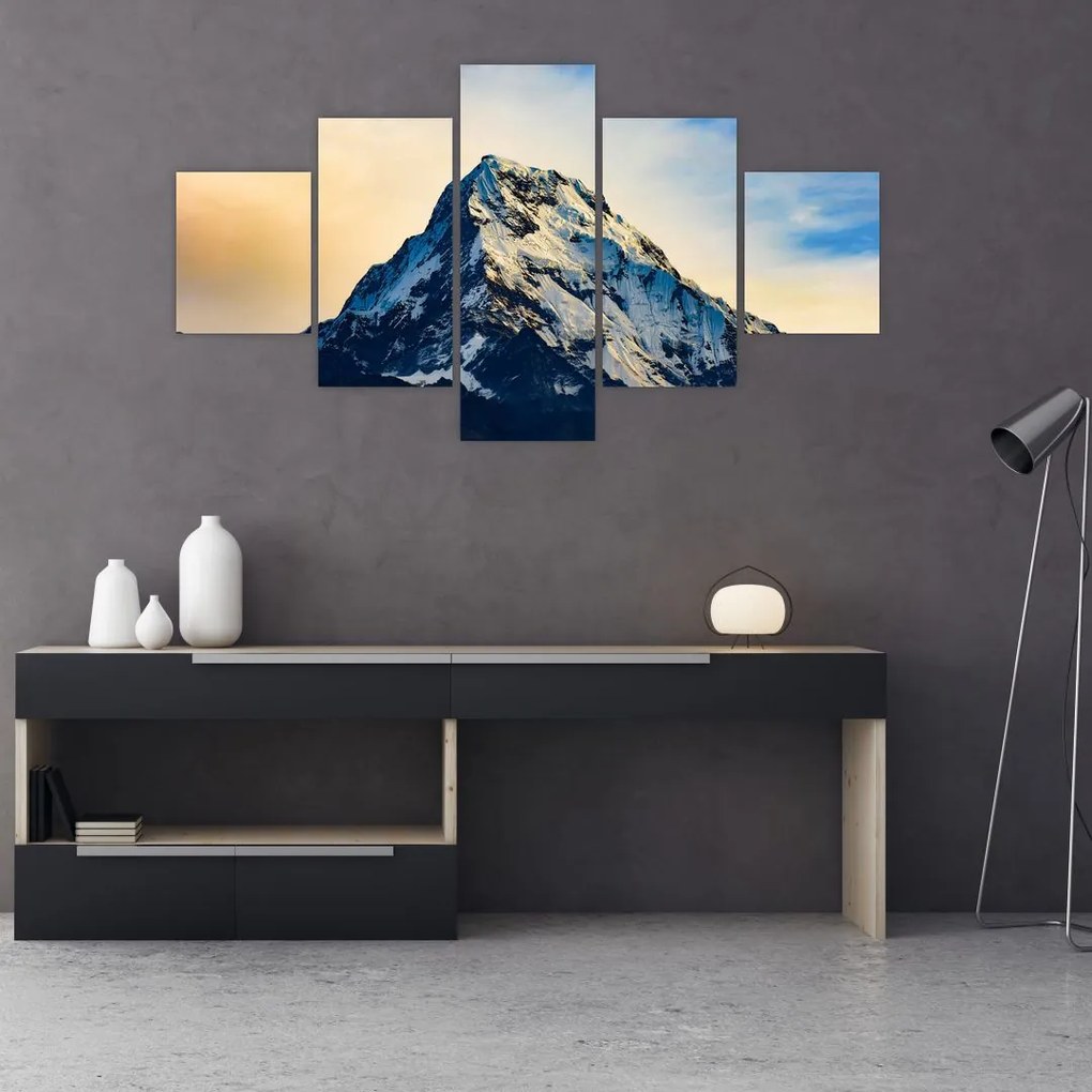 Obraz ośnieżonych gór, Nepal (125x70 cm)