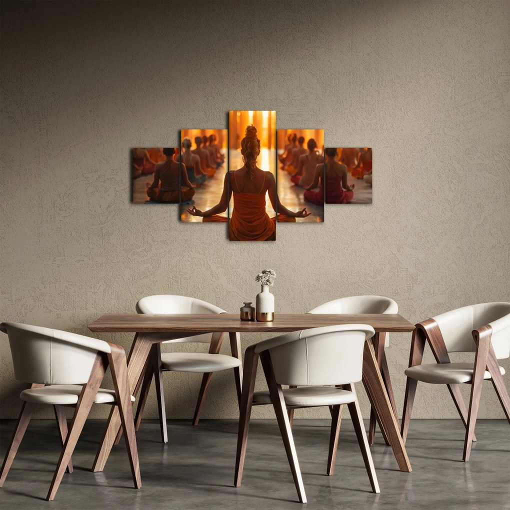 Obraz - Lekcje jogi (125x70 cm)