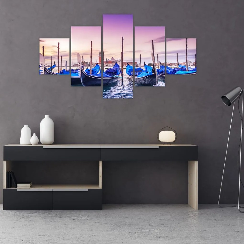 Obraz - Świt w Wenecji (125x70 cm)