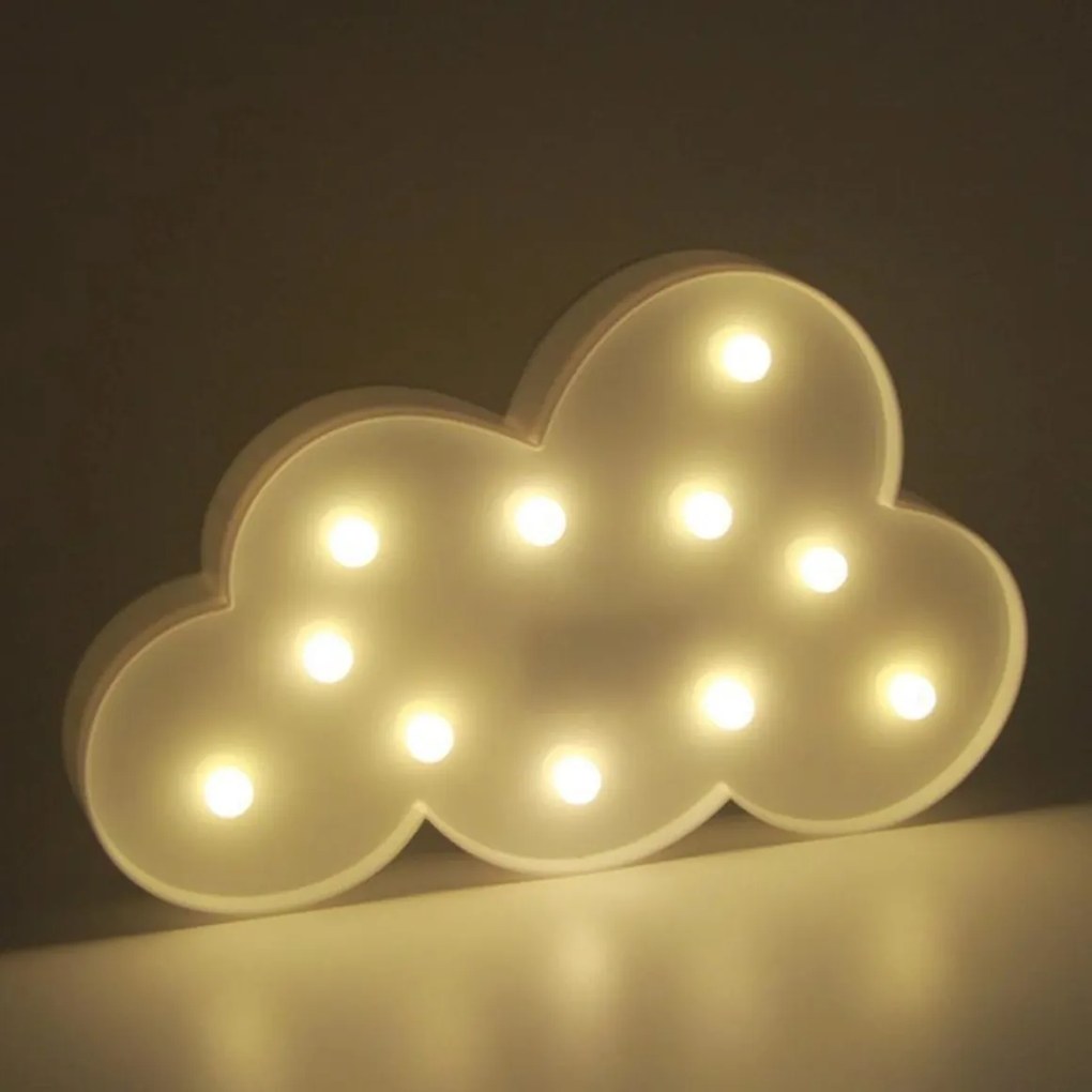 Lampka dziecięca LED CLOUD, 29,5 cm