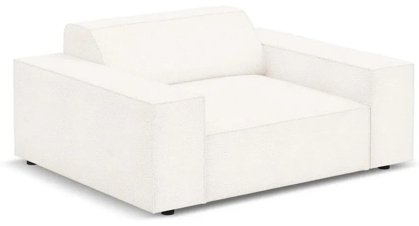 Beżowy fotel z materiału bouclé Jodie – Micadoni Home