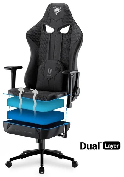 Fotel Obrotowy Diablo X-Player 2.0 Small, Czarny