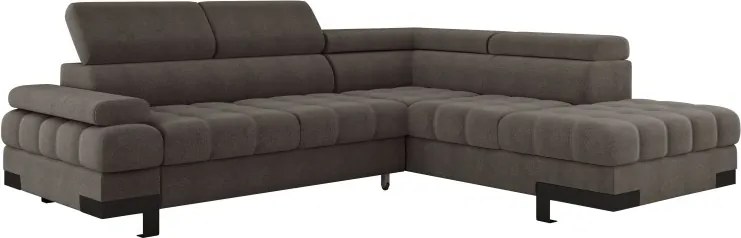 Narożnik SELVA L z funkcją spania i pojemnikiem Prawostronny w tkaninie AUSTIN 05 WERSAL