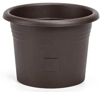 Plastia Doniczka z systemem samonawadniającymNarza, średnica 40 cm, czekoladowa, śred. 40 cm