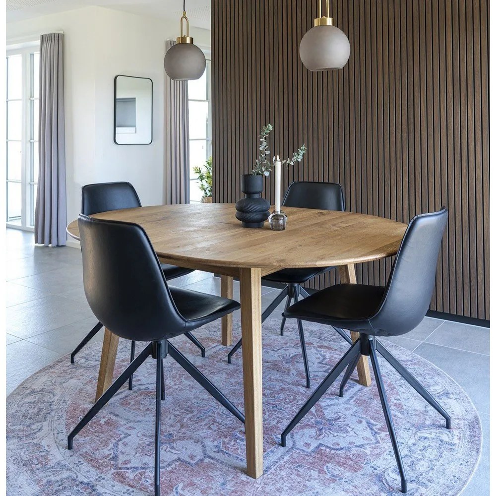 Czarne krzesła zestaw 2 szt. Monaco – House Nordic