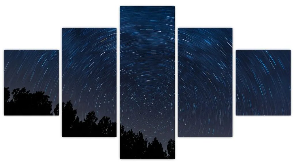 Obraz nocnego nieba (125x70 cm)