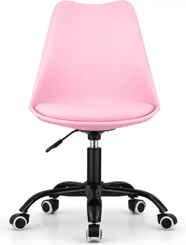 Nowoczesne, ergonomiczne i stylowe krzesło Miramas z regulacją wysokości i kauczukowymi kółkami do biura i domowego biura