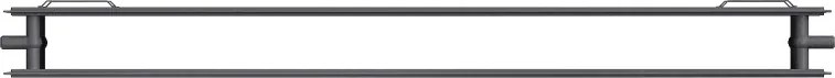 Mexen CHF20 Hygiene Flat grzejnik płytowy 400 x 400 mm, podłączenie boczne, 288 W, antracyt - W420HF-040-040-66