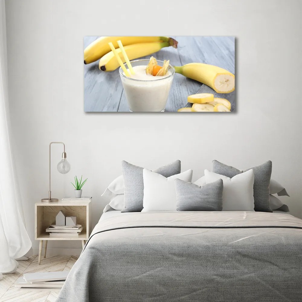 Foto obraz na płótnie Bananowy koktajl