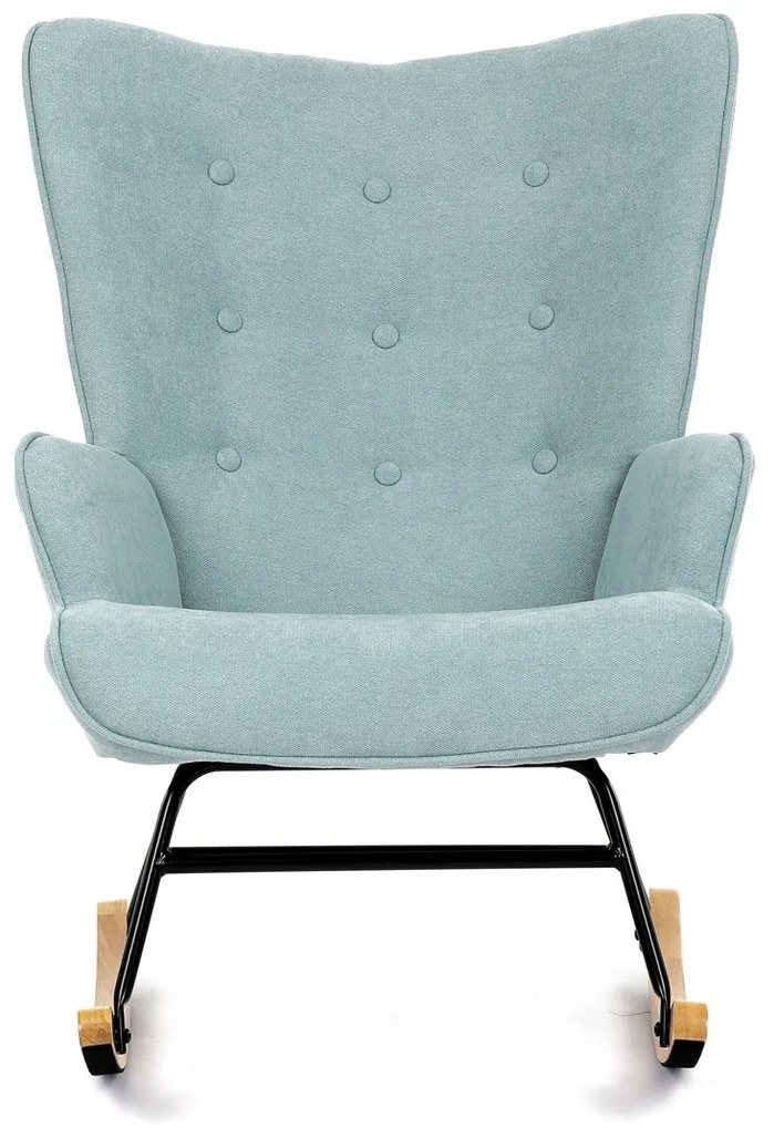 Fotel bujany BLUE2, turkusowy