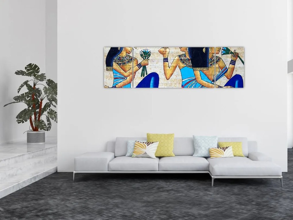Obraz - Malarstwo egipskie (170x50 cm)