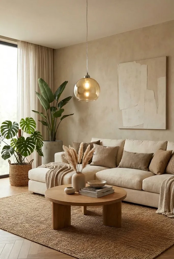 Nowoczesna okrągła lampa wisząca C4-Z08