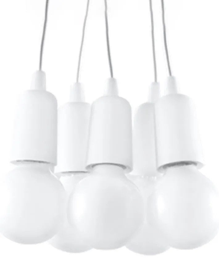 Biała lampa wisząca ø 25 cm Rene – Nice Lamps