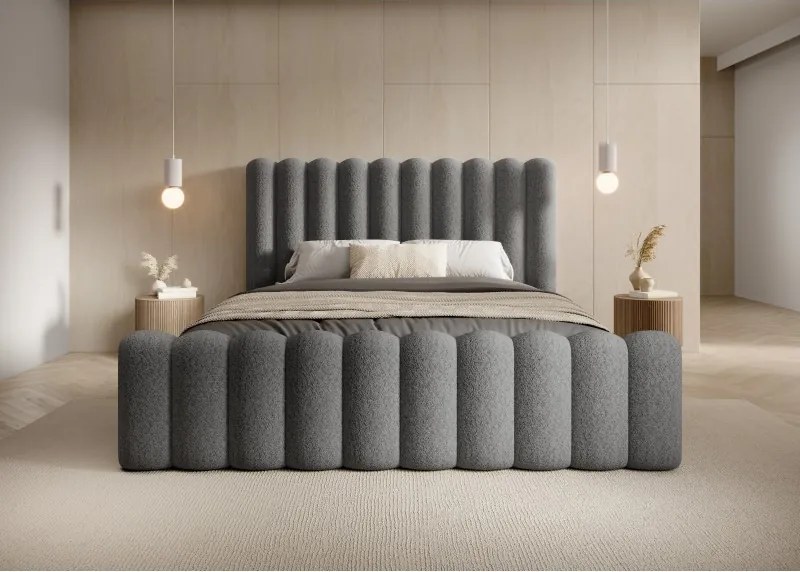 Łóżko Mona VII 200 w tkaninie Abriamo 07