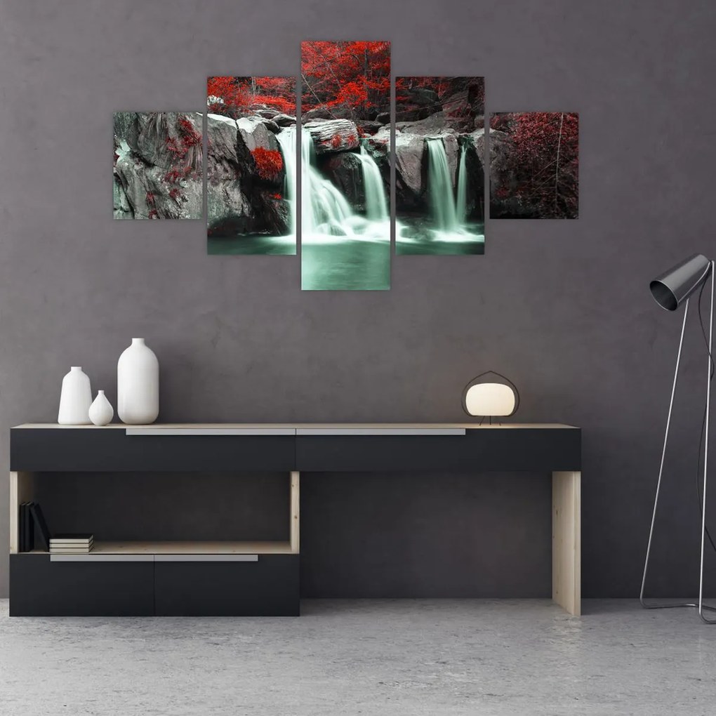 Obraz - Wodospady (125x70 cm)