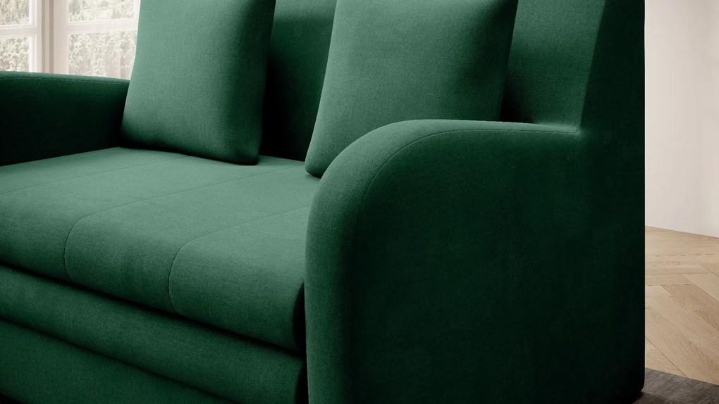Sofa rozkładana z funkcją spania ARIO zielona ELTAP