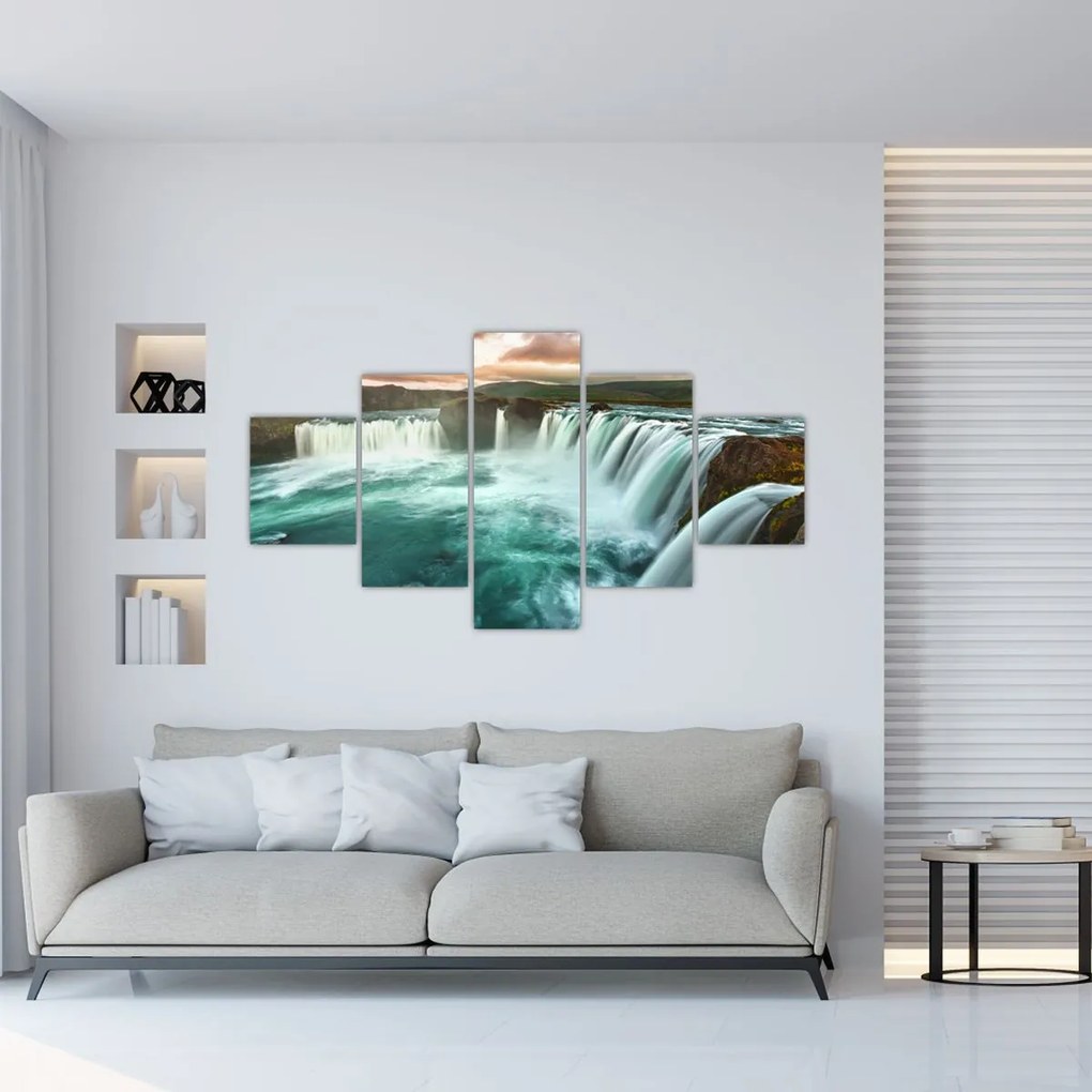 Obraz - Wodospady (125x70 cm)