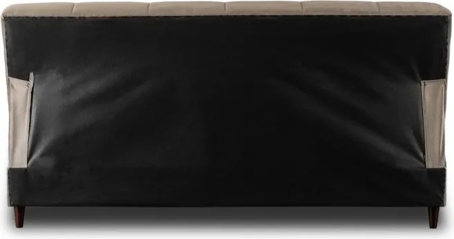 Sofa z Funkcją Spania LIMA Rozkładana Wersalka Dwuosobowa Beżowa Nowoczesna do Salonu