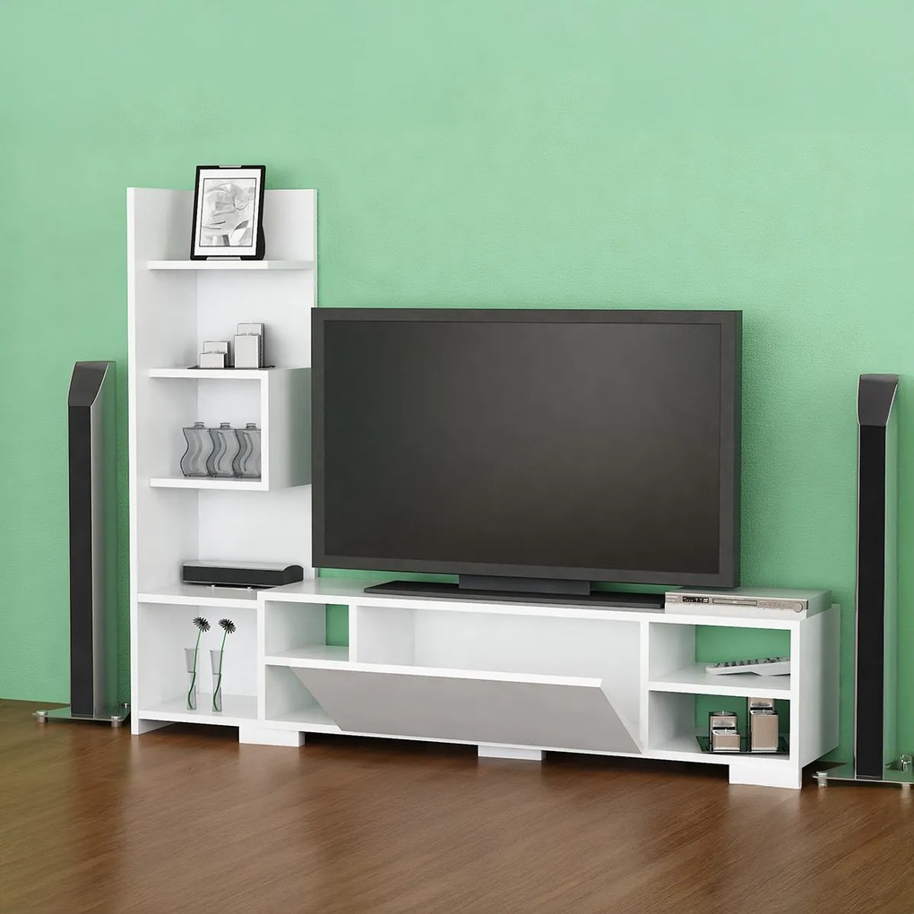 Stolik pod telewizor Pera White
