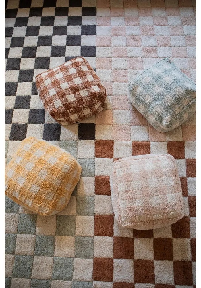 Jasnoniebieski puf dziecięcy Vichy Blue Sage – Lorena Canals