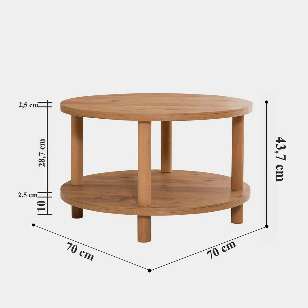 Stolik konferencyjny Roby Atlantic Pine