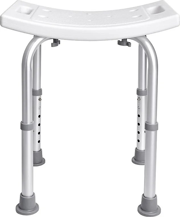 Krzesło Do Pryszniców SucceBuy Pojemność 159 kg, Krzesło Do Pryszniców Regulowalnej Wysokości, Niepomiętne