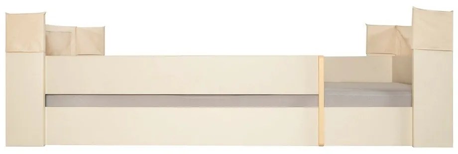 Beżowe łóżko dziecięce bez stelaża 90x200 cm Toddler – Roba