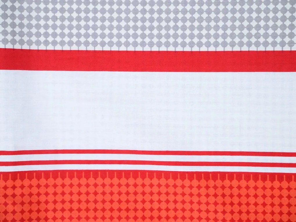 PrzytulneMieszkanie.pl PrzytulneMieszkanie.pl Pościel z bawełny renforcé TABITA czerwone Rozmiar pościeli: 2 szt 80 x 80 cm | 200 x 200 cm