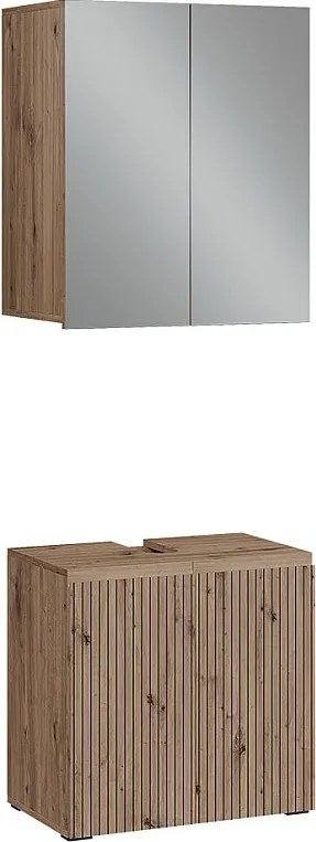 Zestaw mebli łazienkowych rzemieślnik 60x35x58 takumi