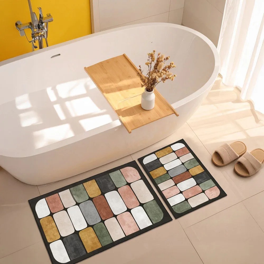 Dywaniki łazienkowe zestaw 2 szt. 60x100 cm – Foutastic