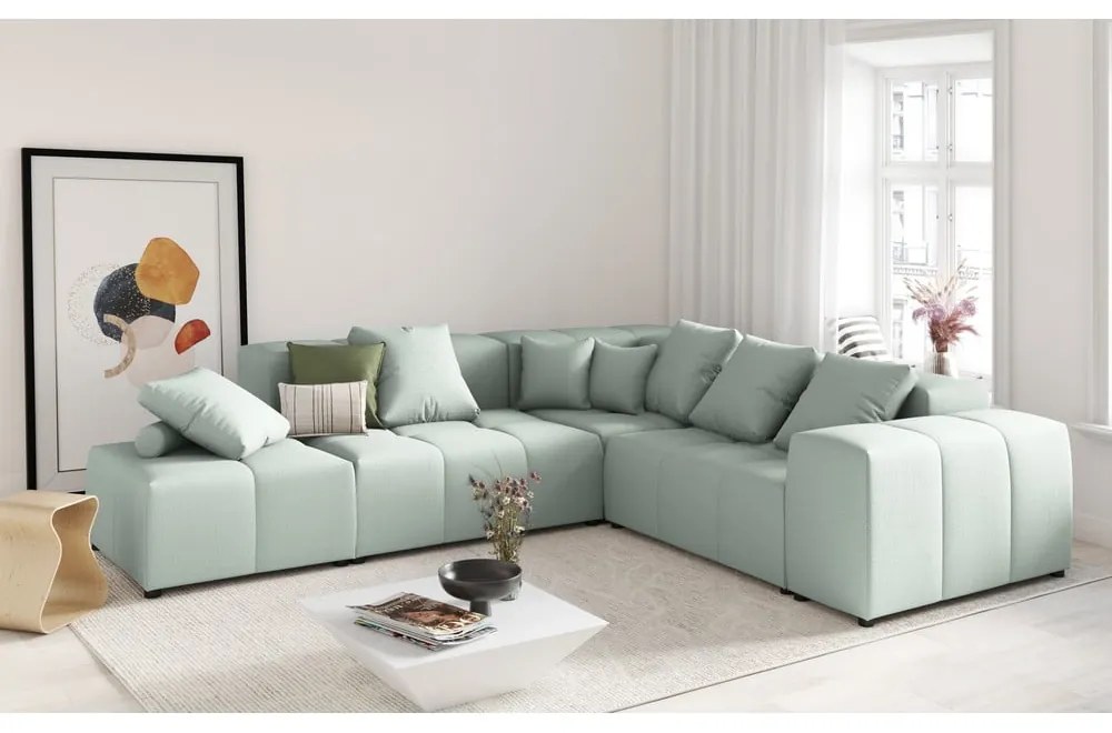 Zielony moduł sofy Rome – Cosmopolitan Design