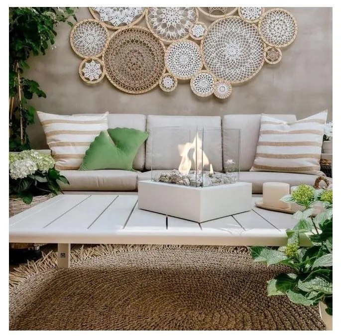 BIO kominek TANGO3 30,3x30 cm 1kW biały TANGO3/BIALY/TUV