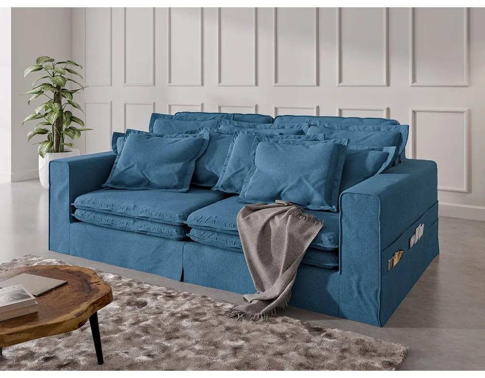 Niebieska sofa 236 cm Nora – Ropez