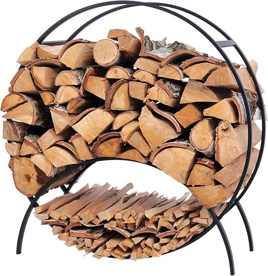 Wyjątkowy stojak na drewno Pino M w nowoczesnym stylu