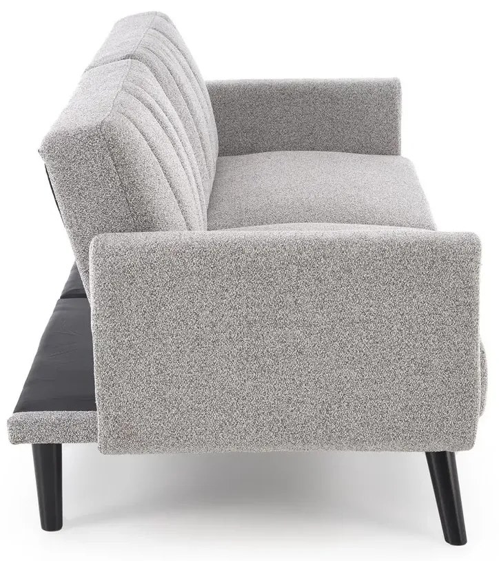 Sofa rozkładana LARIX szara HALMAR