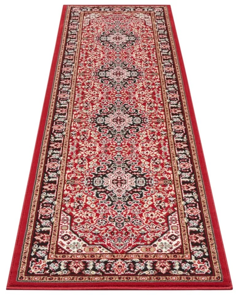 Czerwony chodnik Nouristan Skazar Isfahan, 80x250 cm