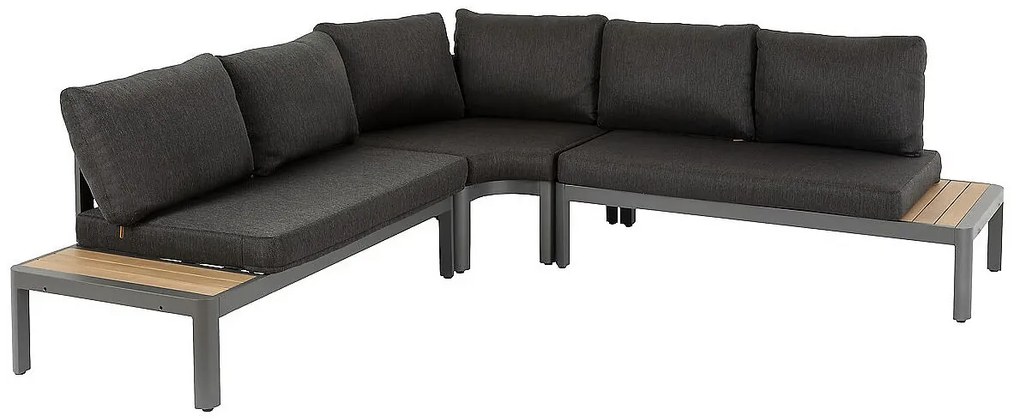 Zestaw aluminiowy NEW YORK dla 6 osób (antracyt) próbka
