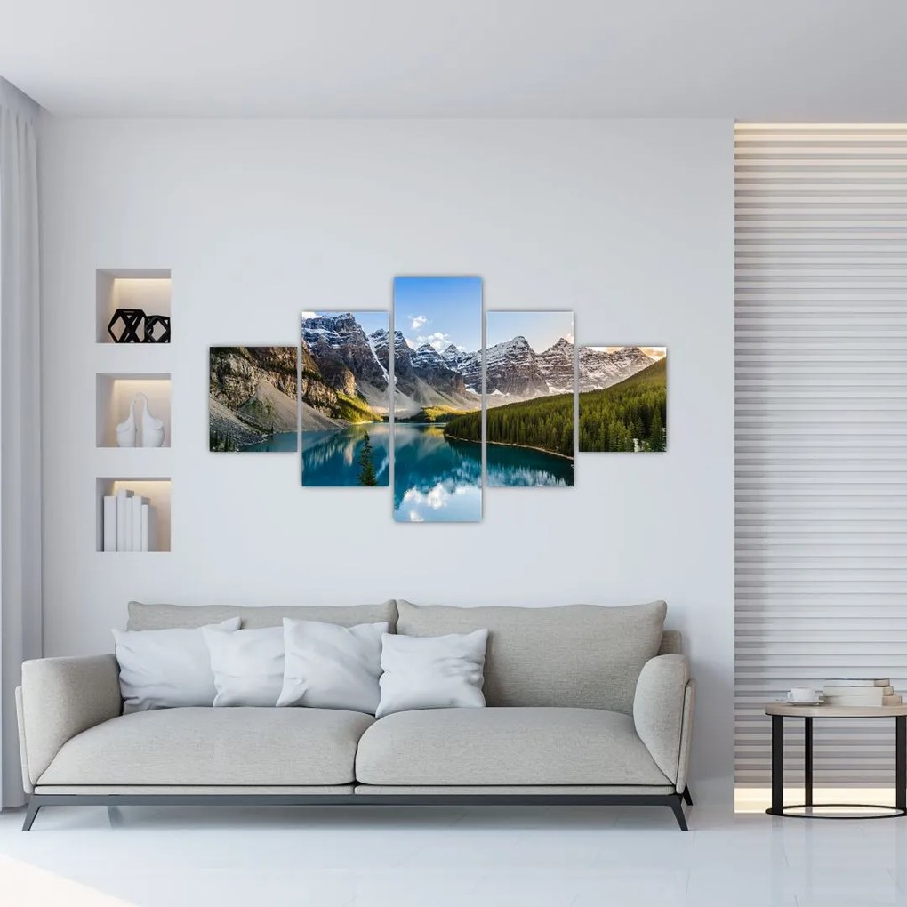 Obraz - Kanada, Park Narodowy Banff, Jezioro Moraine (125x70 cm)