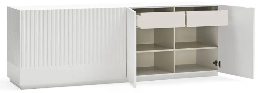 Biały kredens Teulat Doric, szer. 200 cm
