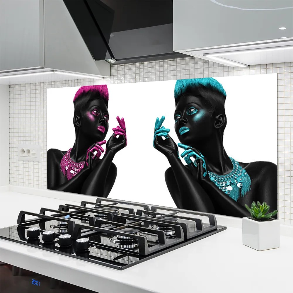 Panel Szklany Artystyczna Wizja Postaci