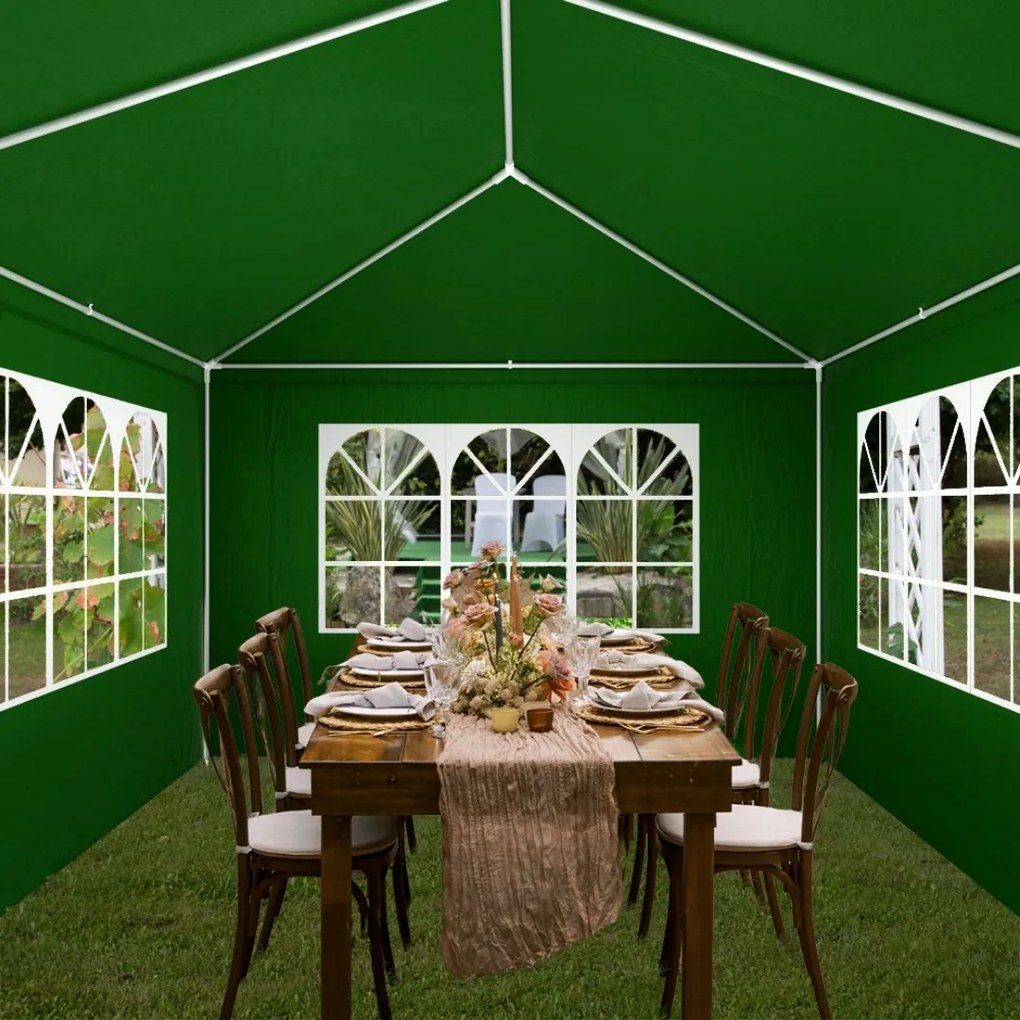 Namiot imprezowy NEAPOL, 3x6m, zielona Jurhan